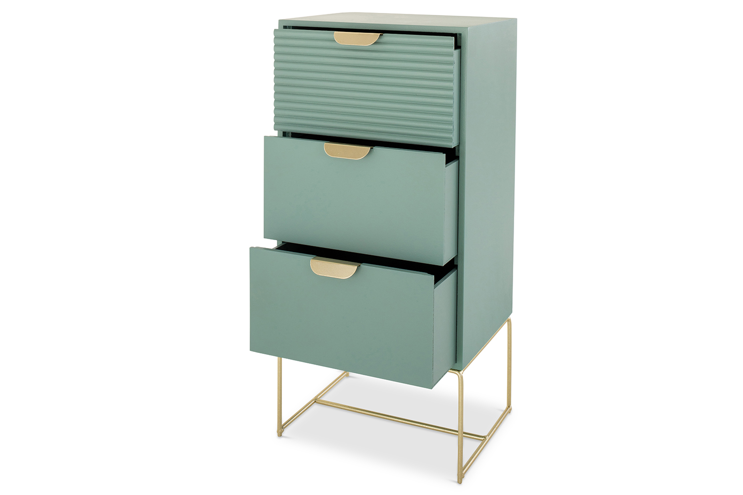 Frankie Bedside Table | Slim | Green