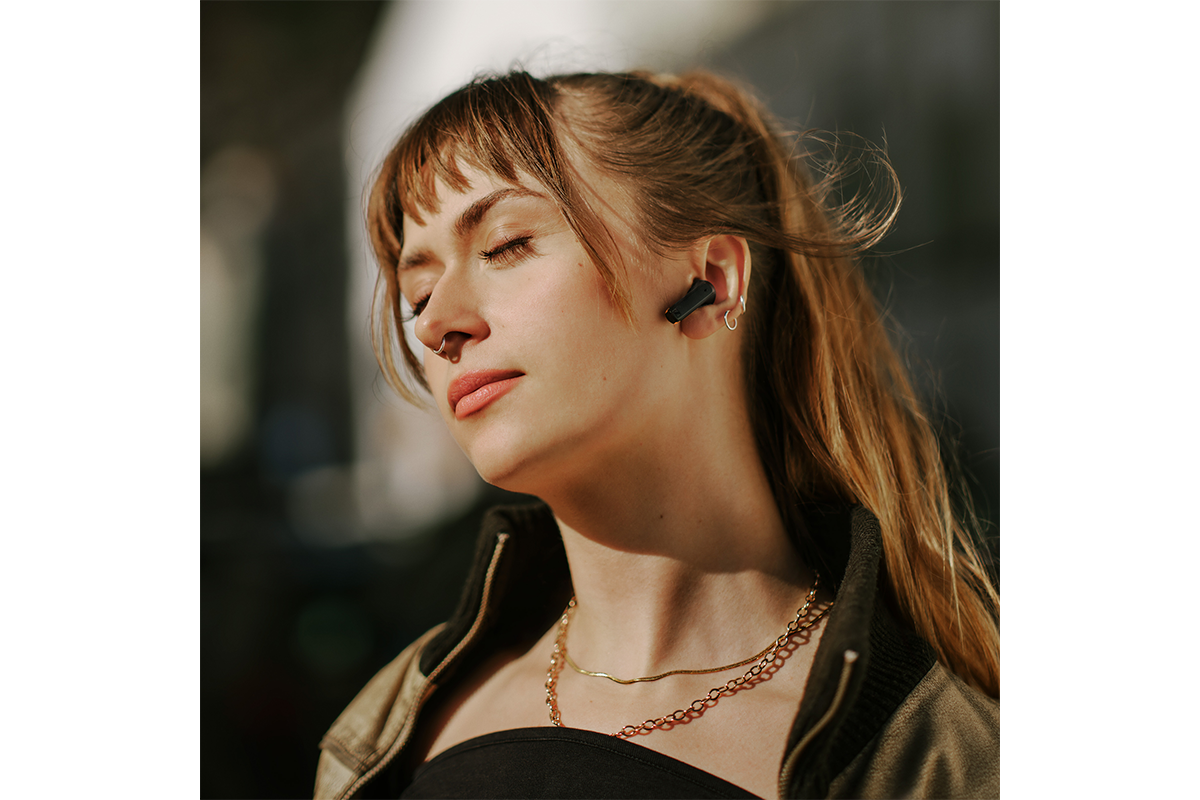 Sennheiser ACCENTUM Open Wireless Earbuds with Sennheiser Tuned Sound | Black