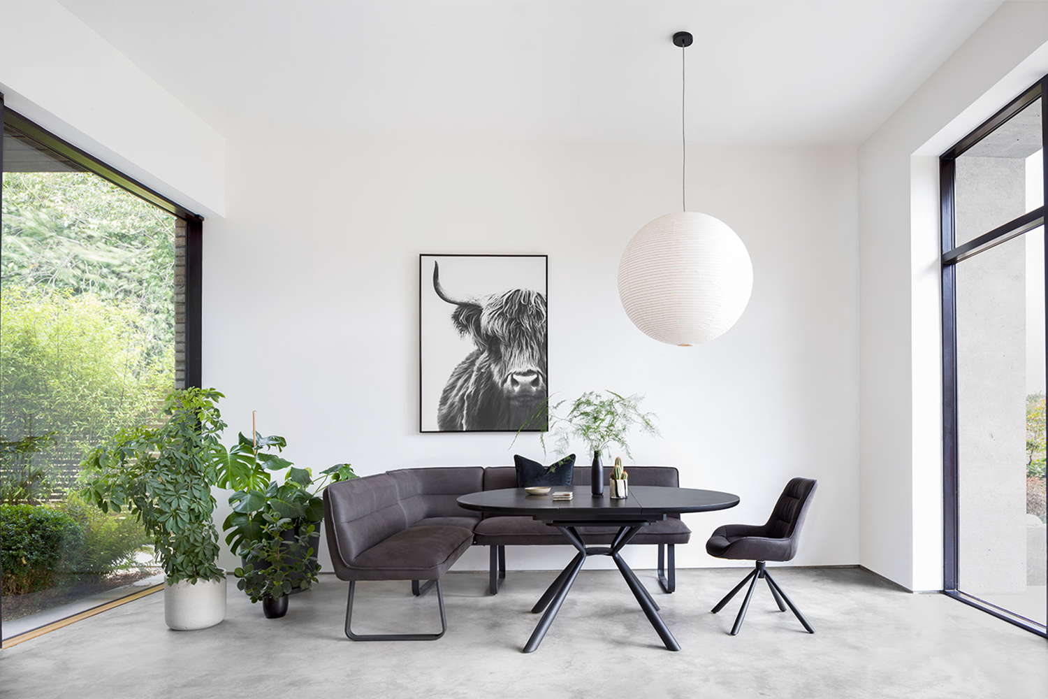 Baz Round Extending Dining Table