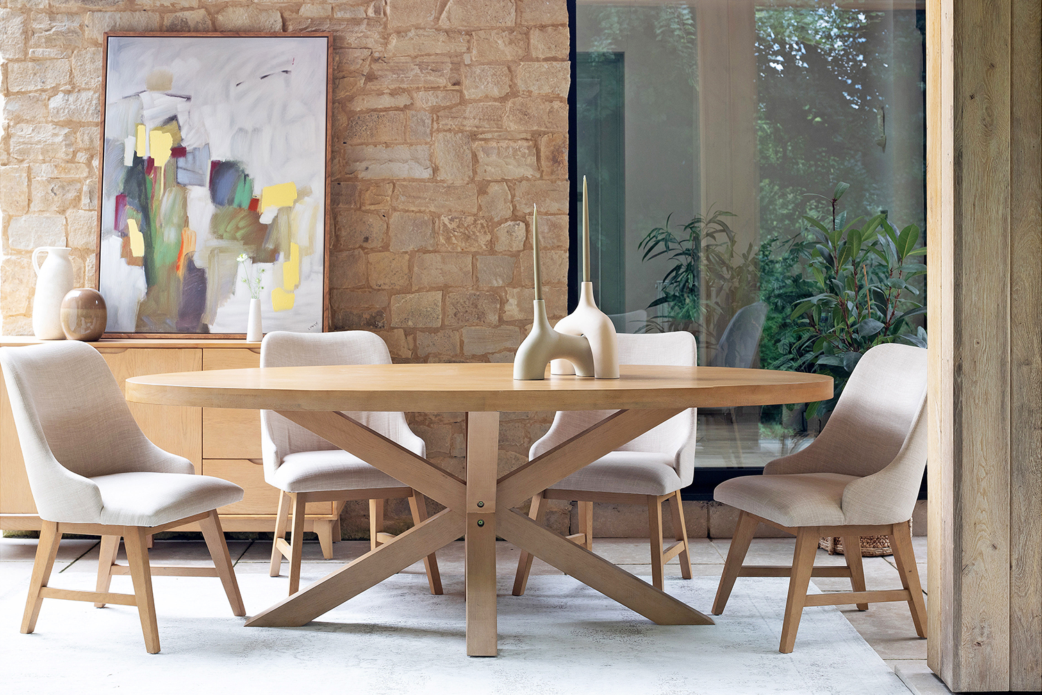 Juno Oval Dining Table | Oak