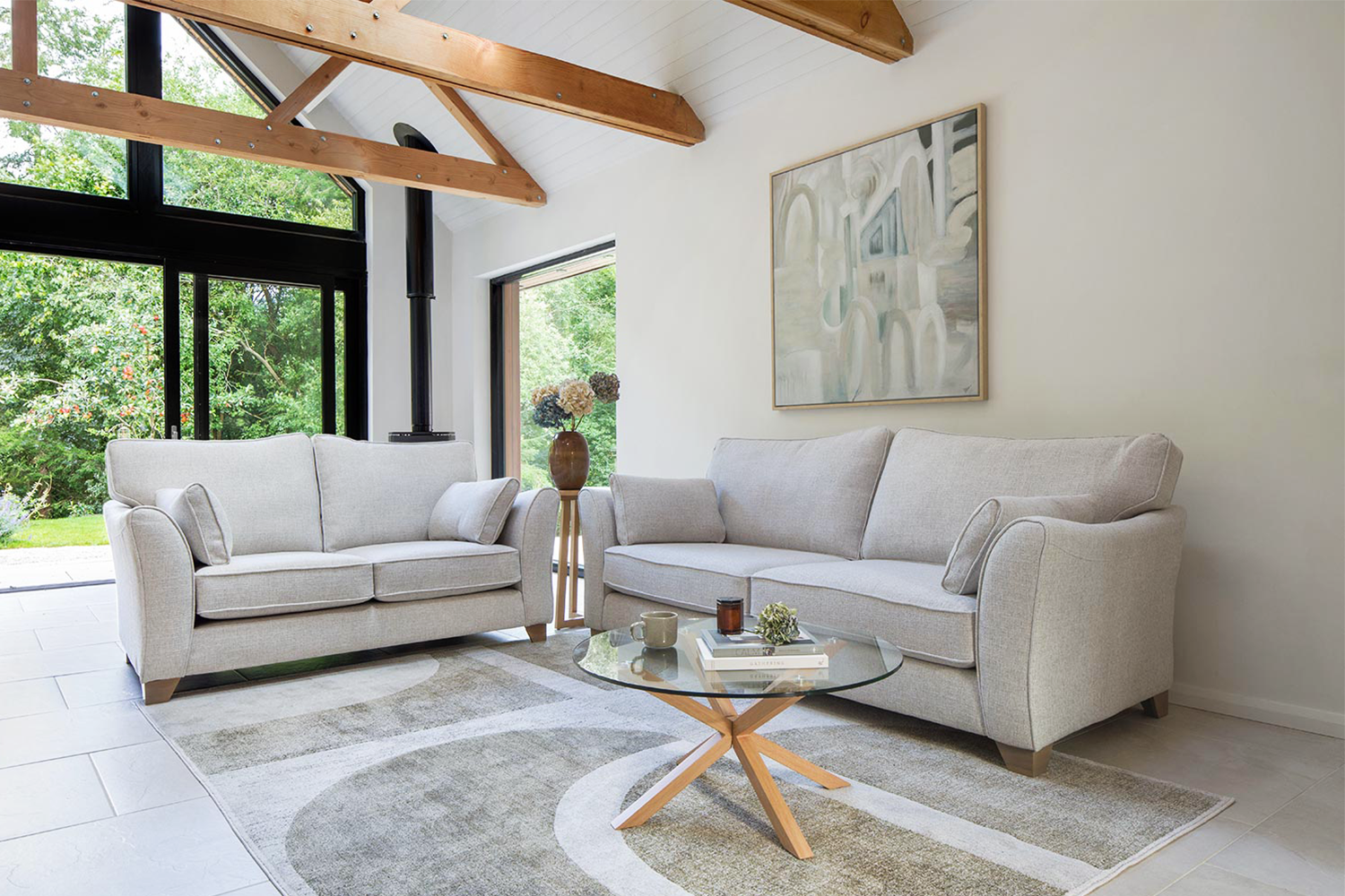 Shannon 4 Seater Sofa | Pearl