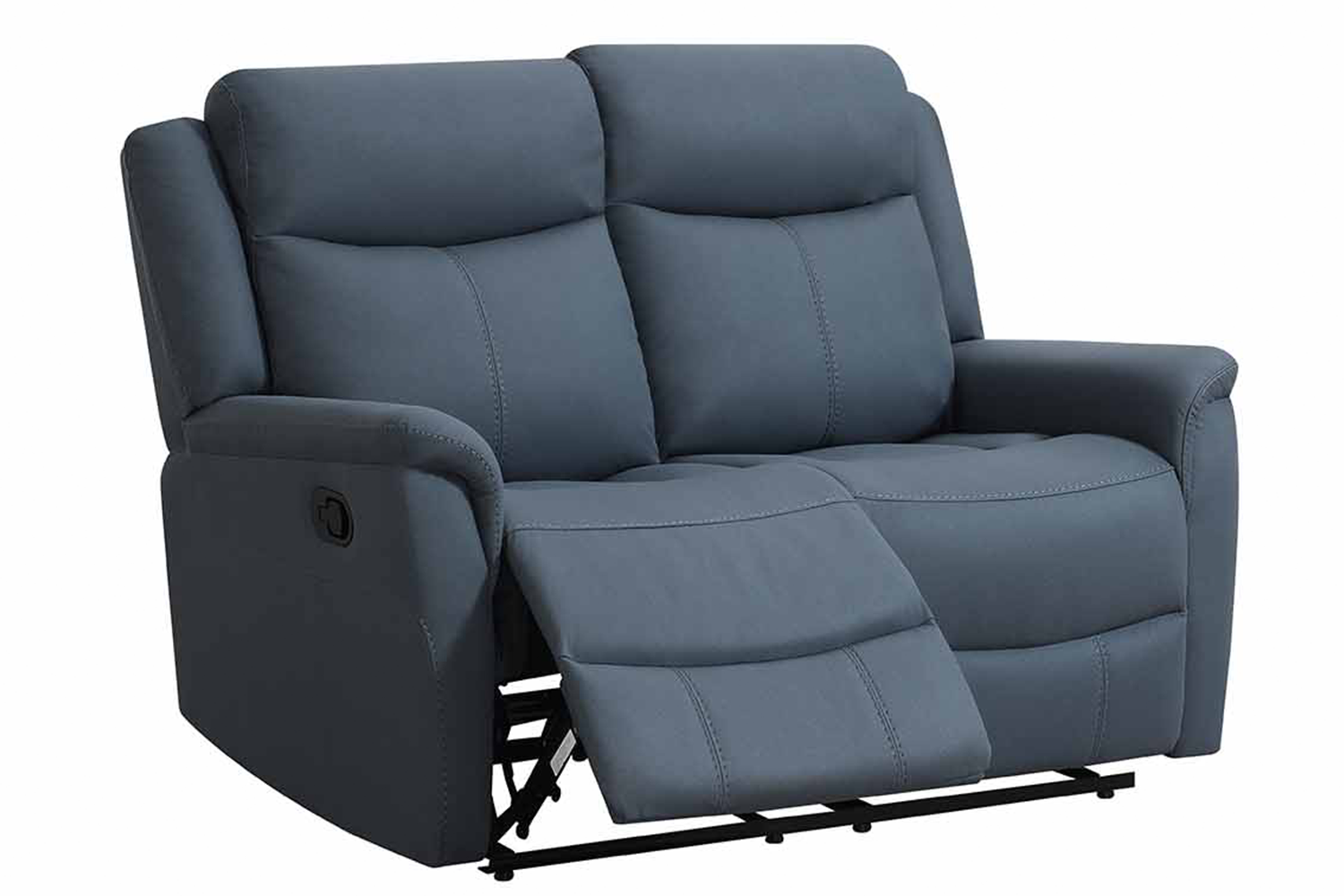 Otto 2 Seater Sofa | Manual Recliner | Midnight Grey