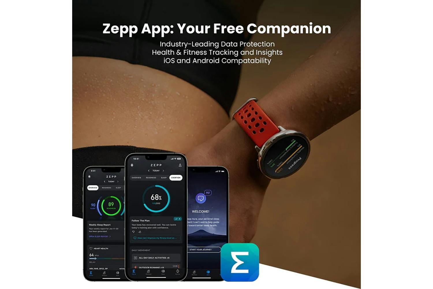 Amazfit Active 44mm Black Ireland - Main Image