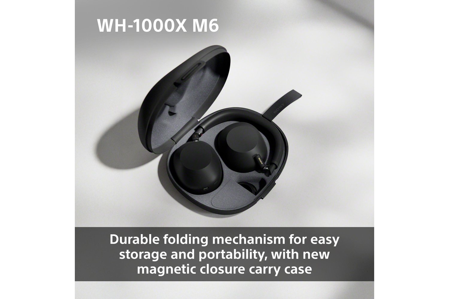 Sony WH-1000XM6 Noise Cancelling Wireless Bluetooth Over Ear Headphones | Midnight Blue