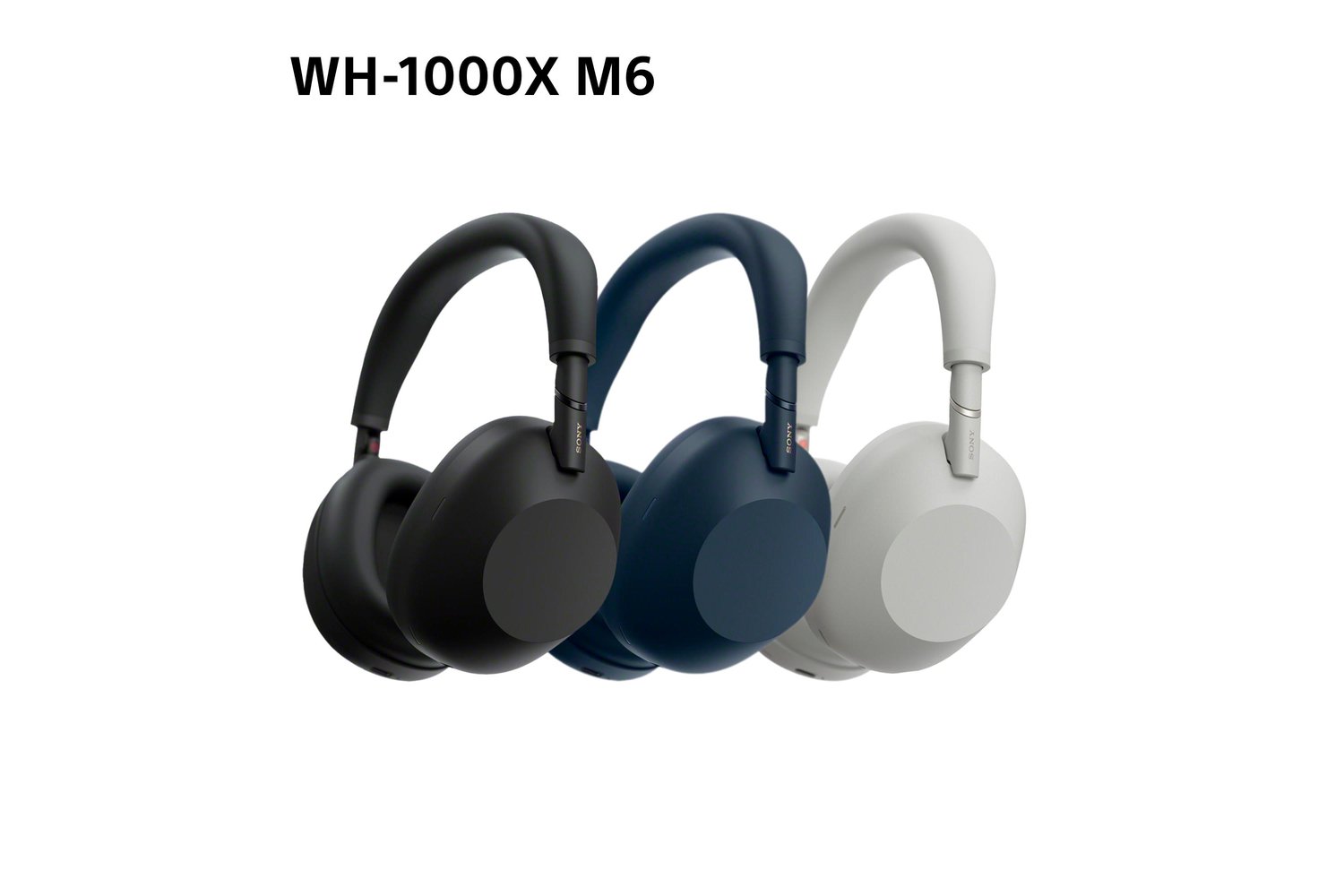 Sony WH-1000XM6 Noise Cancelling Wireless Bluetooth Over Ear Headphones | Silver