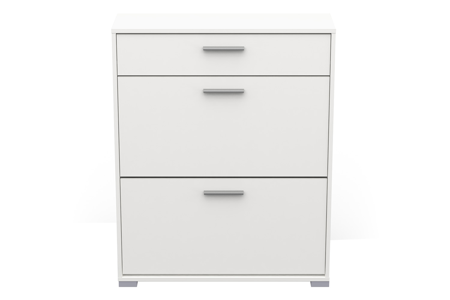 Izzy Shoe Storage Cabinet | 1 + 2 Drawer | White