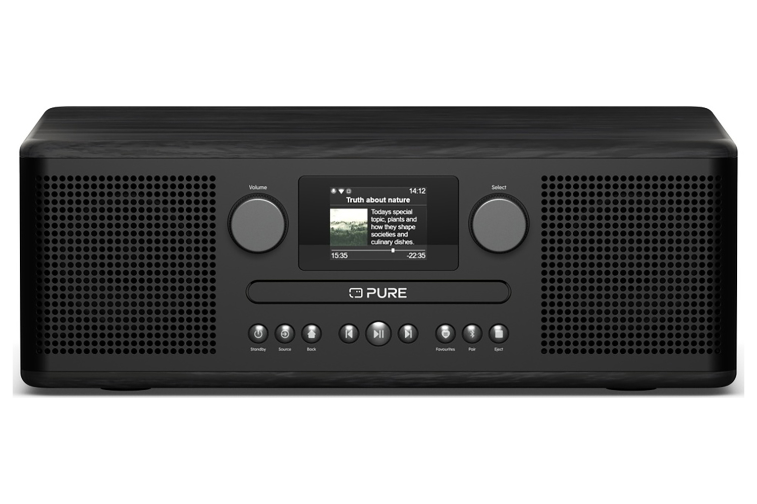 Pure Classic C-D6i Internet Radio | Black/Ash