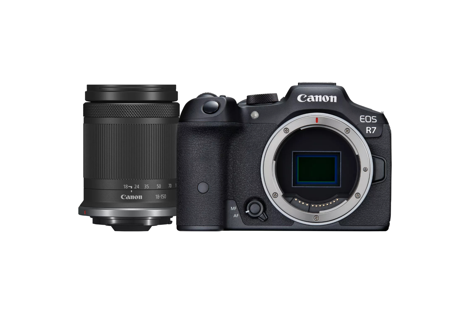 Canon EOS R7 Mirrorless Camera with RF-S 18-150mm F3.5-6.3 IS STM Lens | Black