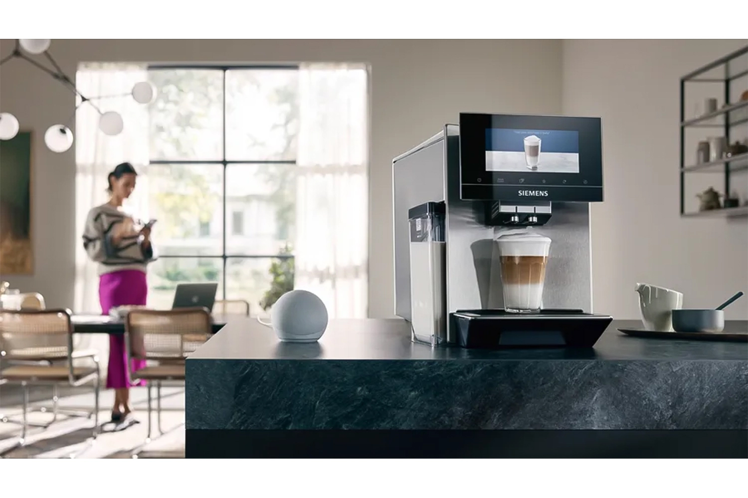 Siemens EQ900 Bean to Cup Coffee Machine | TQ905GB3 | Stainless Steel