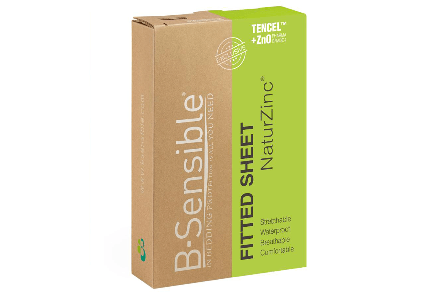 B-Sensible | NaturZinc Mattress Protector | Extra Deep | Single