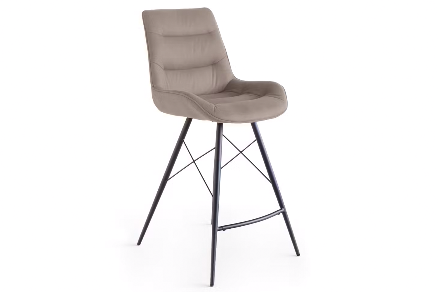 Bas Counter Stool | Fabric | Taupe