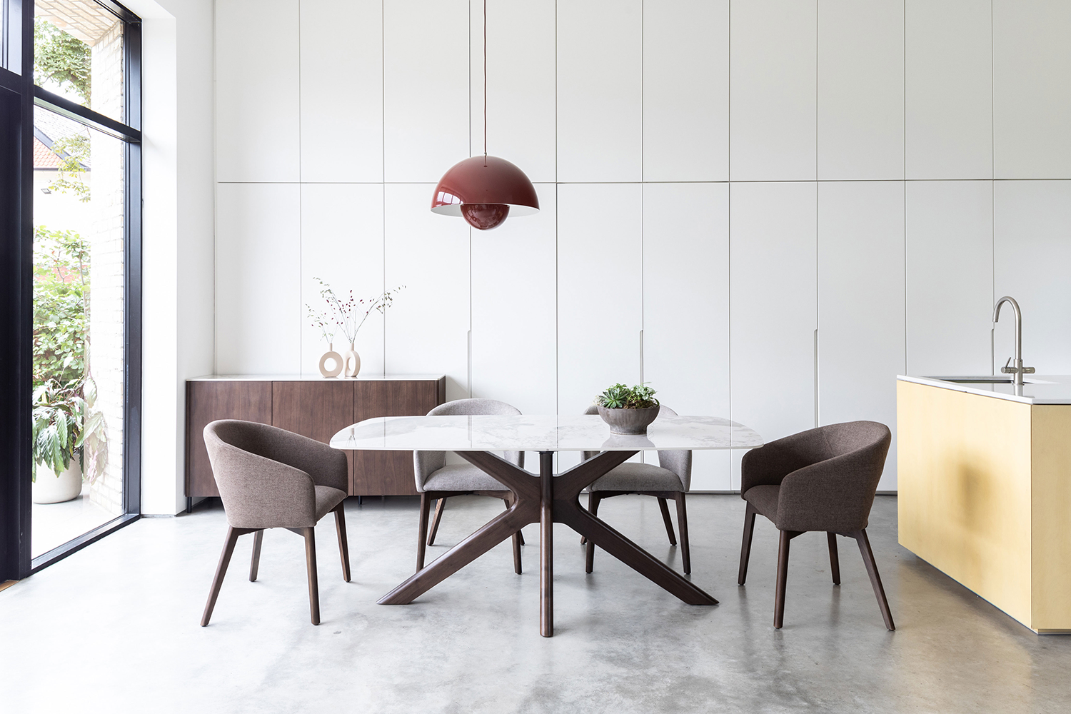 Massa Dining Chair | Brown