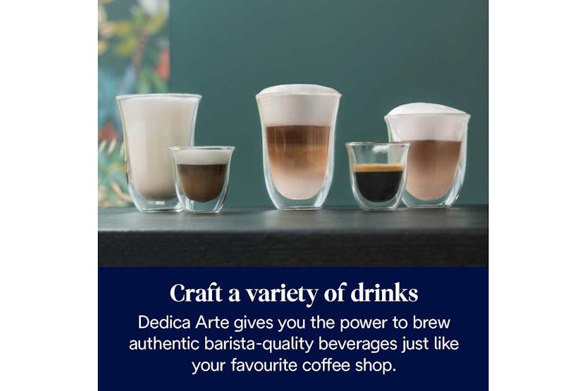 ماكينة صنع القهوة ديلونجي ديديكا آرتي اسبريسو | EC885.M | الفولاذ المقاوم للصدأ De'Longhi Dedica Arte Espresso Coffee Machine | EC885.M | Stainless Steel