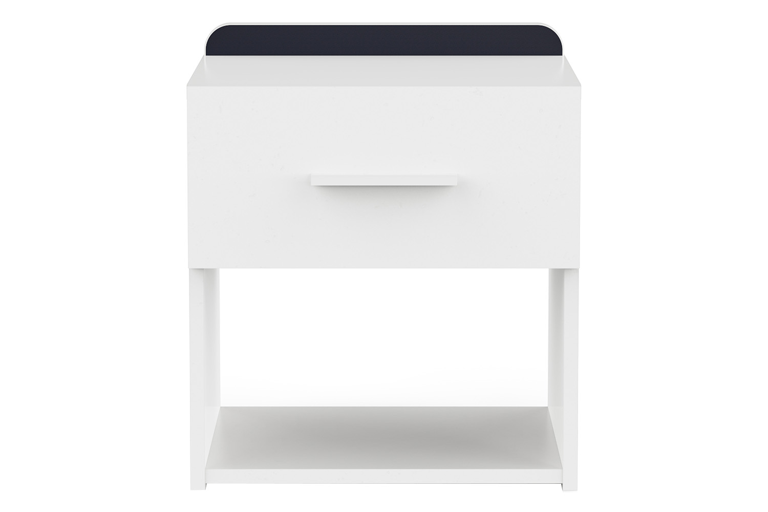 Reverso Bedside Table | 1 Drawer | White