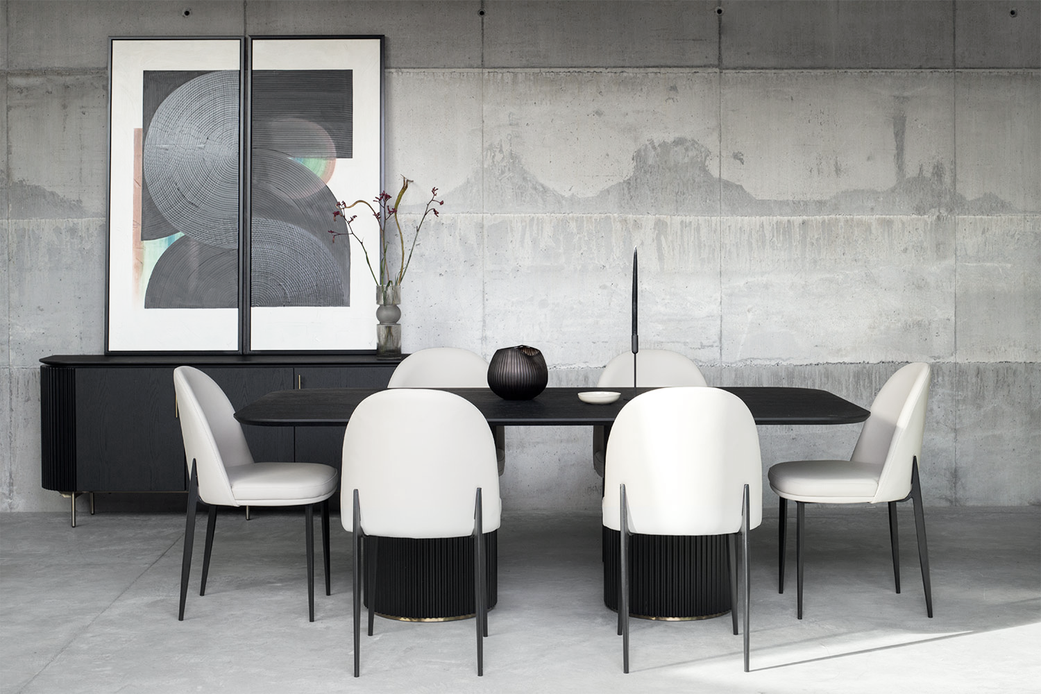 Lantine Dining Chair | Leather | Natural