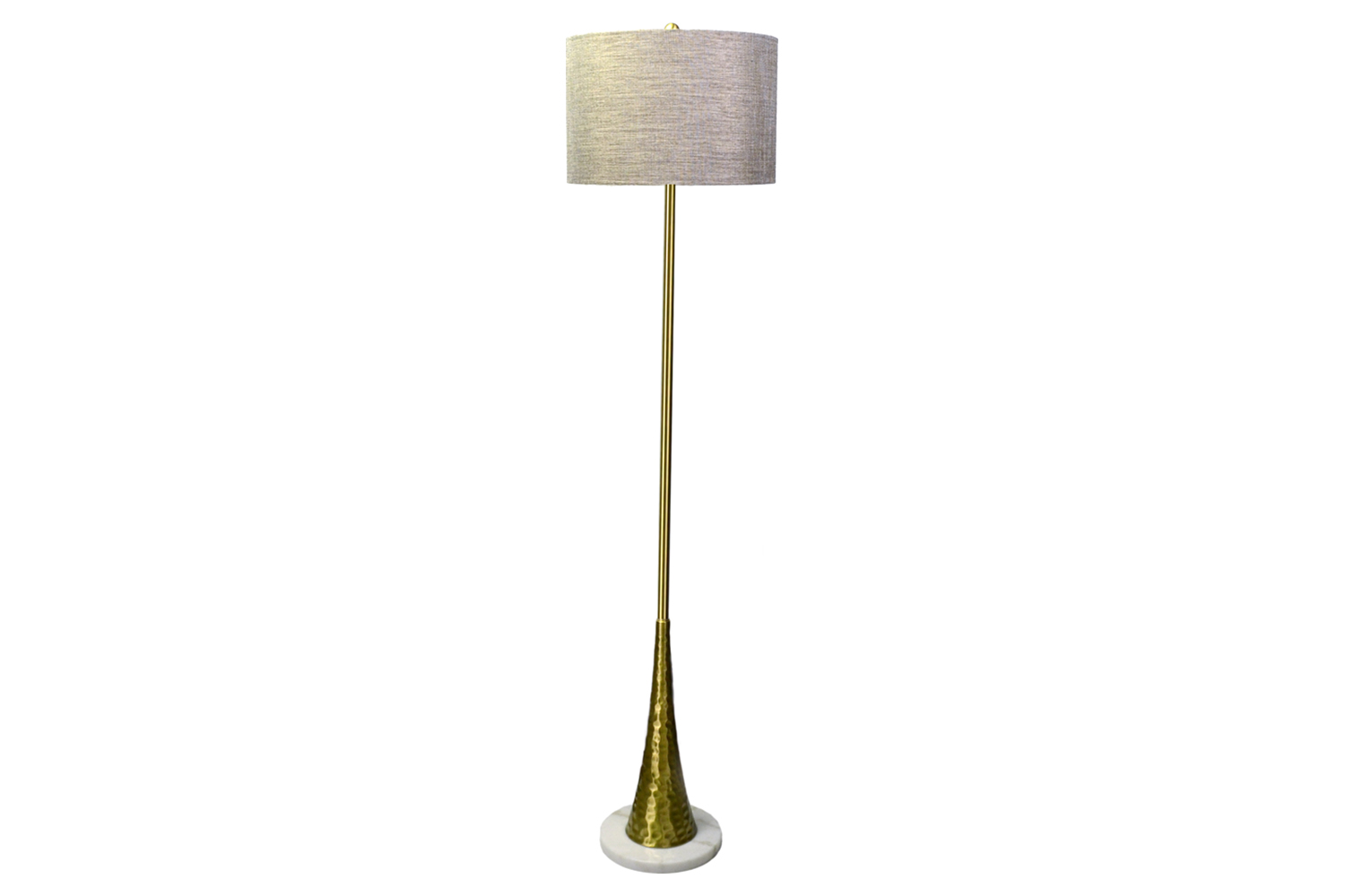Zoe Hammered Floor Lamp | Golden