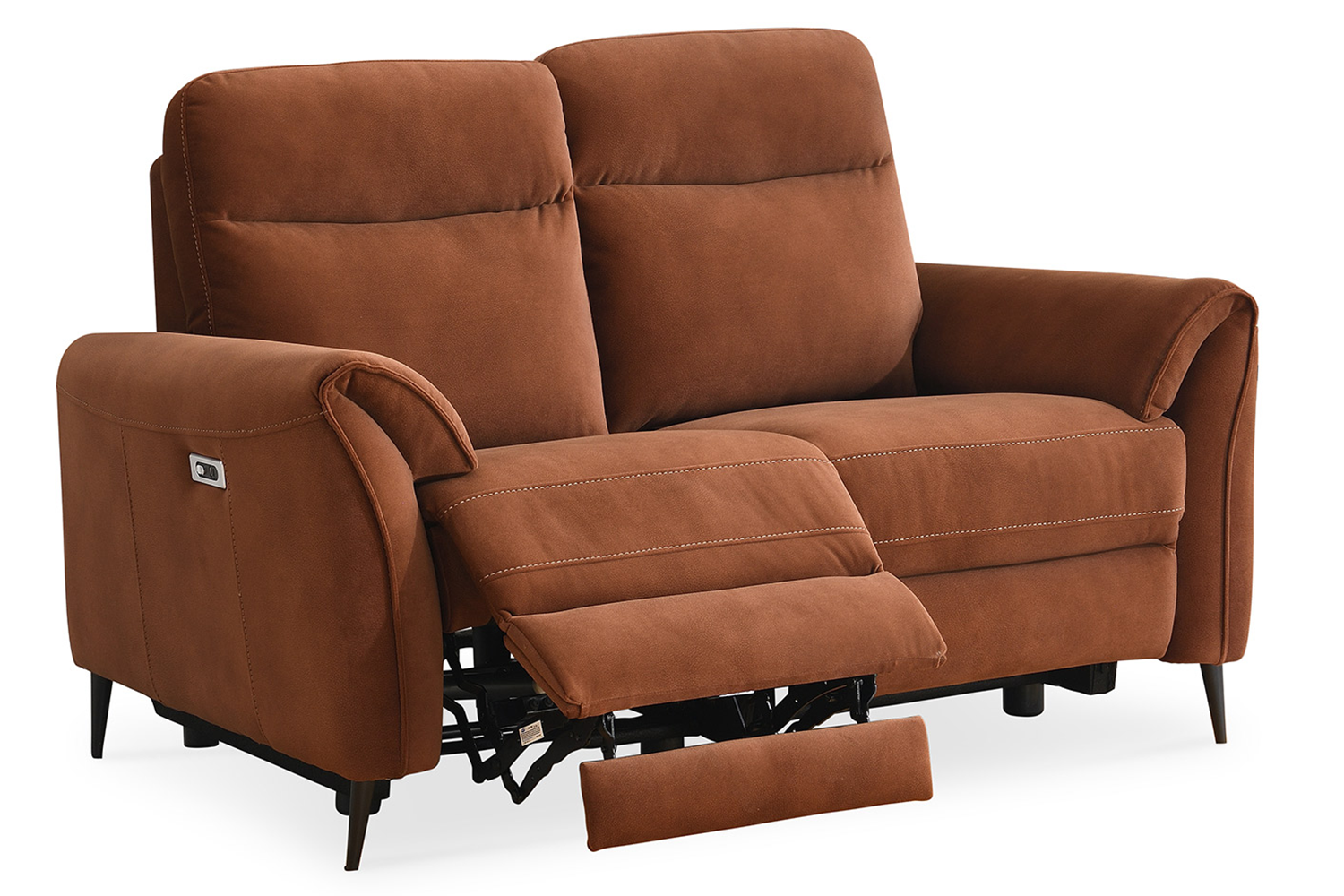 Arbour 2 Seater Sofa | Power Recliner | Fabric | Rust