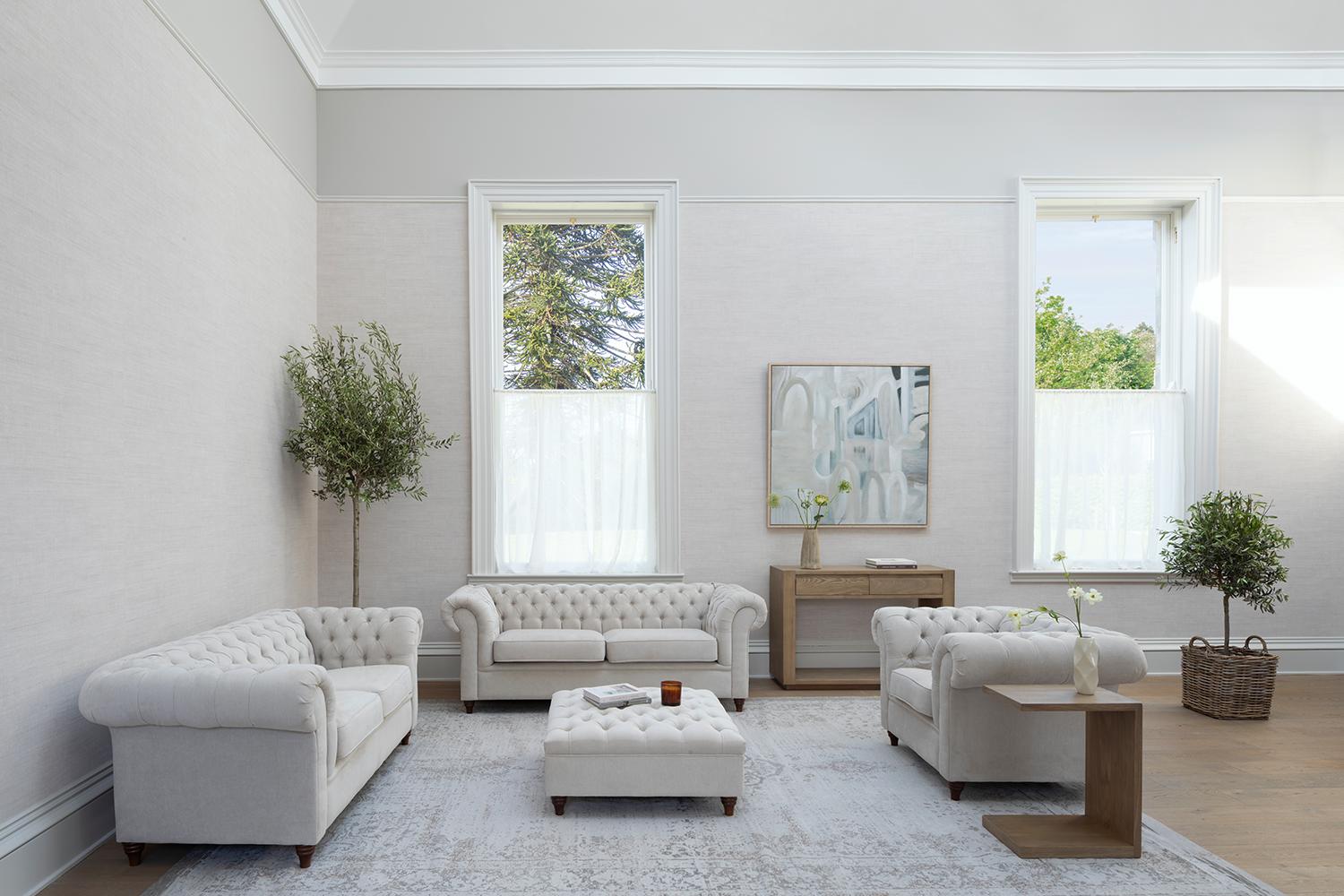 The Bailey Armchair | Silver