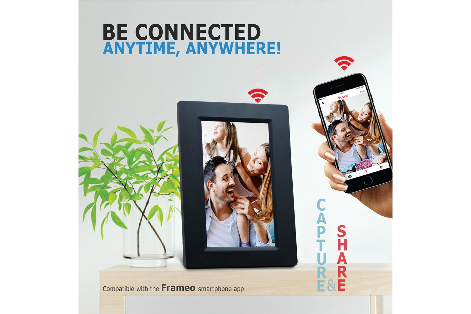 Feelcare Photo Wifi Frame 10.1" | White