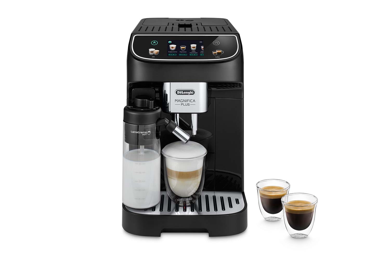 De'Longhi Magnifica Plus Fully Automatic Bean-to-Cup Coffee Machine | ECAM320.60.B | Black