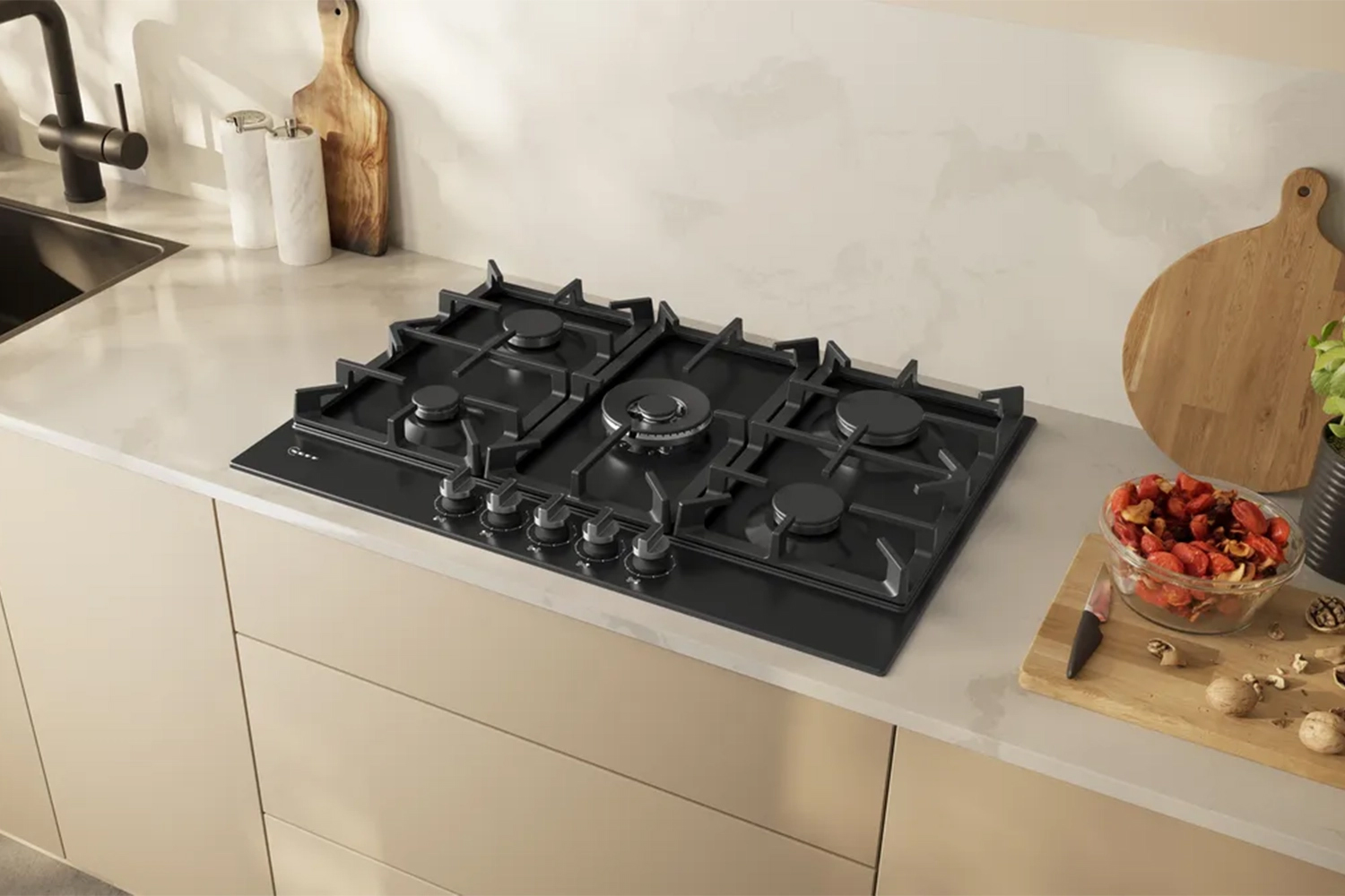 Neff N70 75cm Built-in Gas Hob | T27CIQ8S0