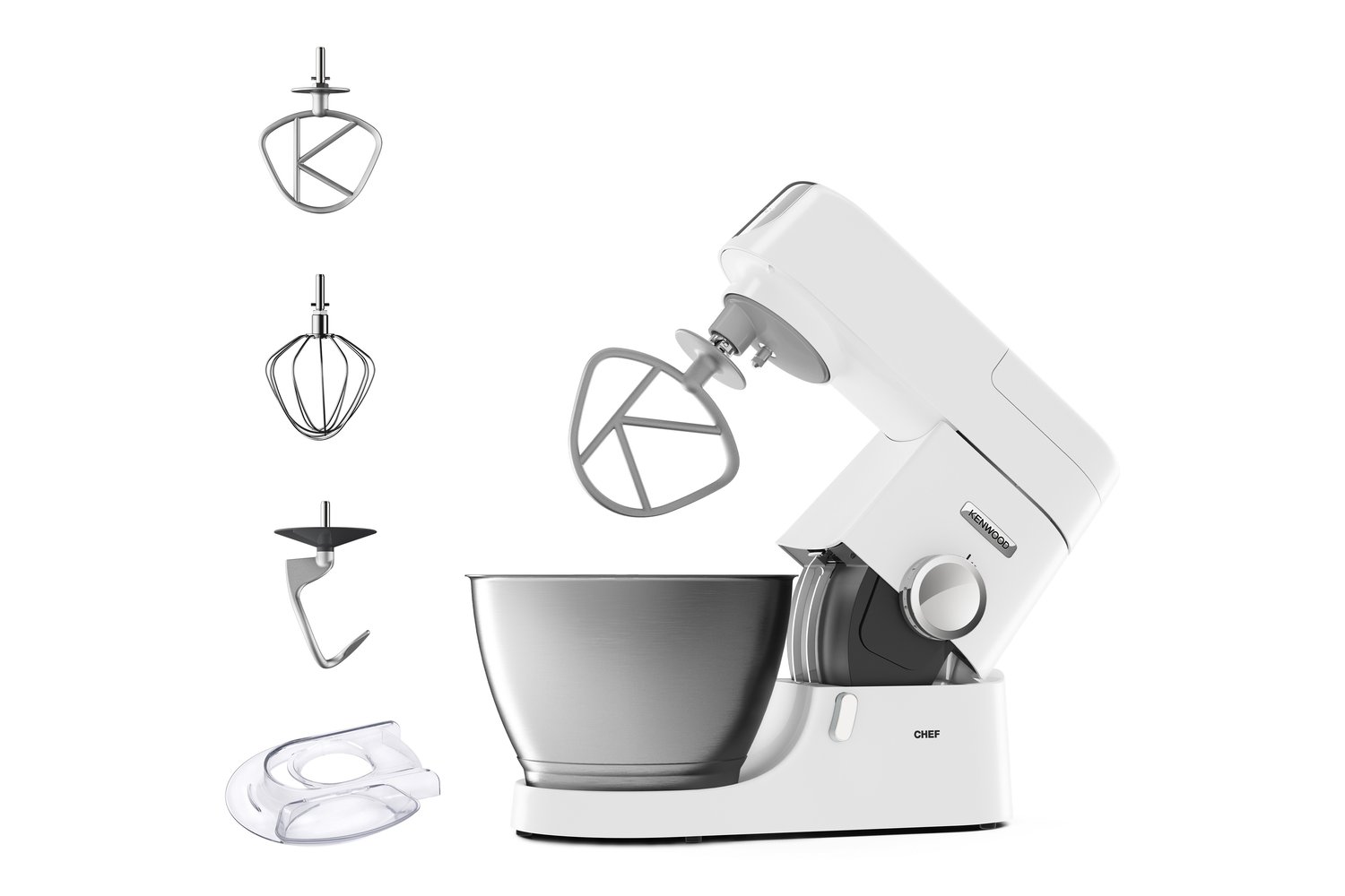 Kenwood 4.6L Chef Food Mixer | KVC3100W | White