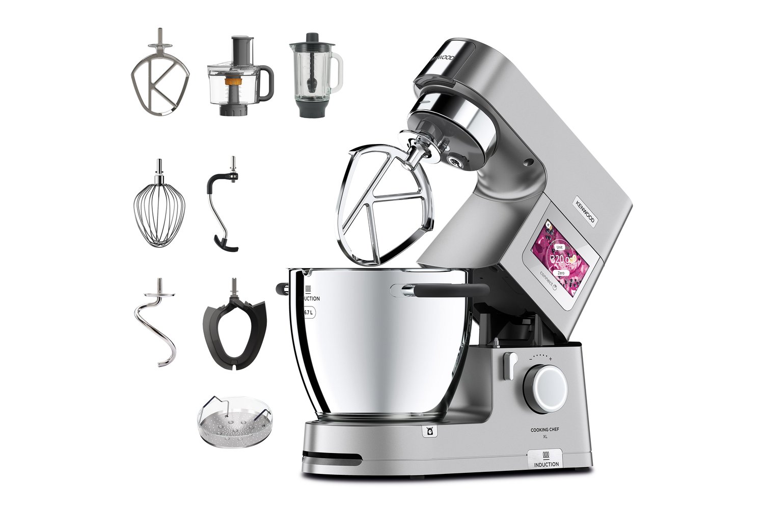 Kenwood Chef XL Stand Mixer | KCL95.424SI | Silver