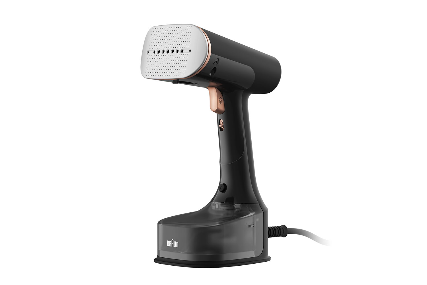 Braun 1600W QuickStyle 7 Handheld Garment Steamer | GS7077BK | Black/Copper