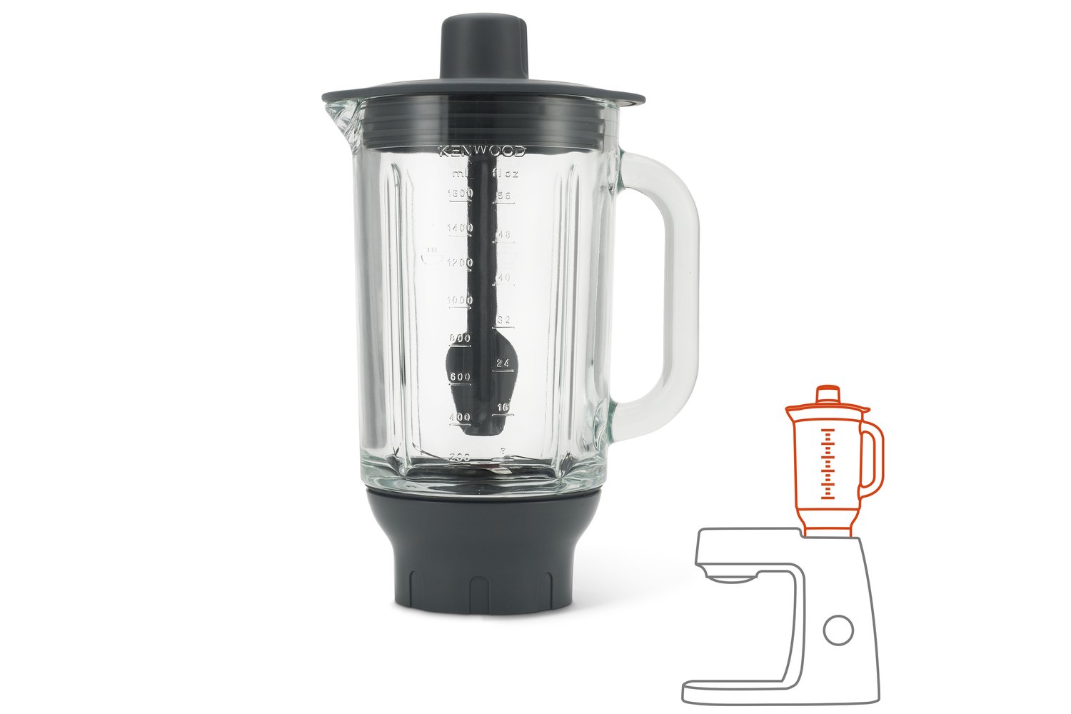 Kenwood Thermoresist Glass Blender | KAH359GL