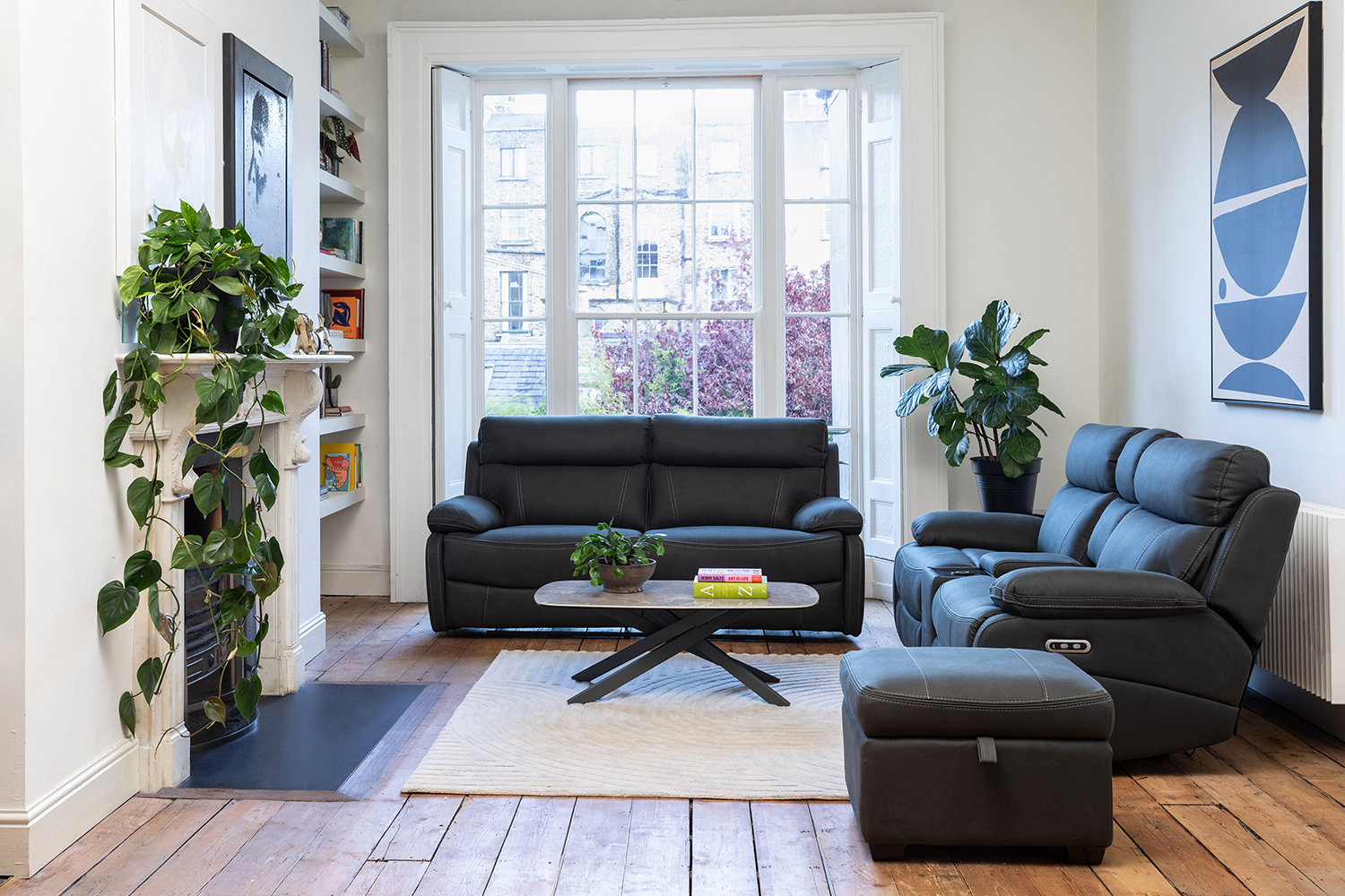 Hardy Footstool | Grey