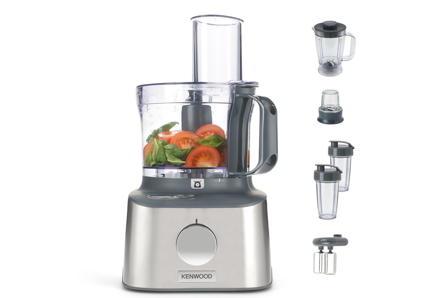 Kenwood Multipro Compact + Food Processor | FDM312SS | Brushed Metal