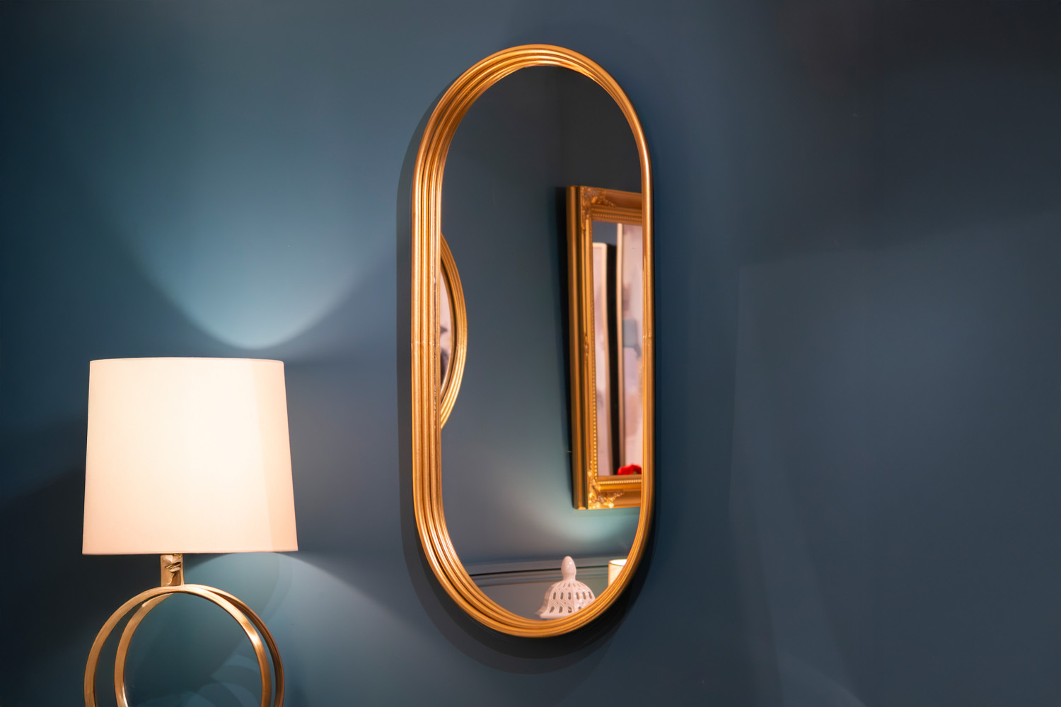 Odessa Oblong Mirror | Gold | 99 x 49 cm