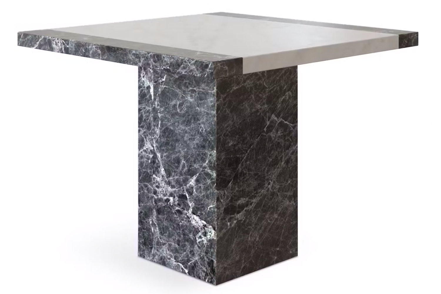 Mainz Square Dining Table | Grey & White