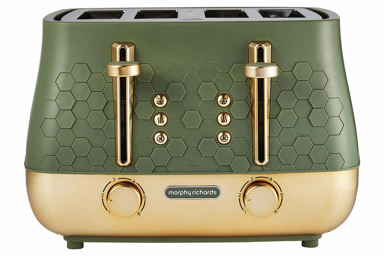 Morphy Richards Cassini 4 Slice Toaster | 243022 | Olivine