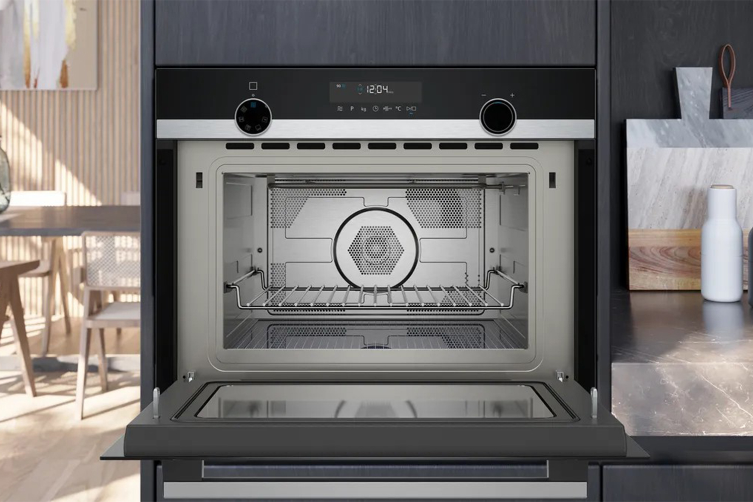 Siemens IQ500 44L 900W Built-in Microwave Oven | CM585AGS1B | Stainless Steel