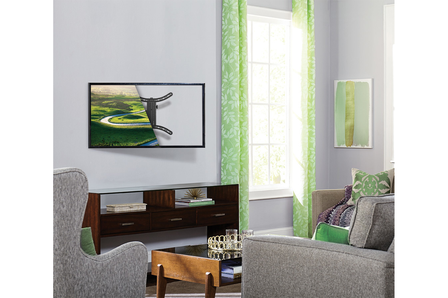 Sanus Full Motion TV Mount for 32"-55" TV’s | FMF418KIT