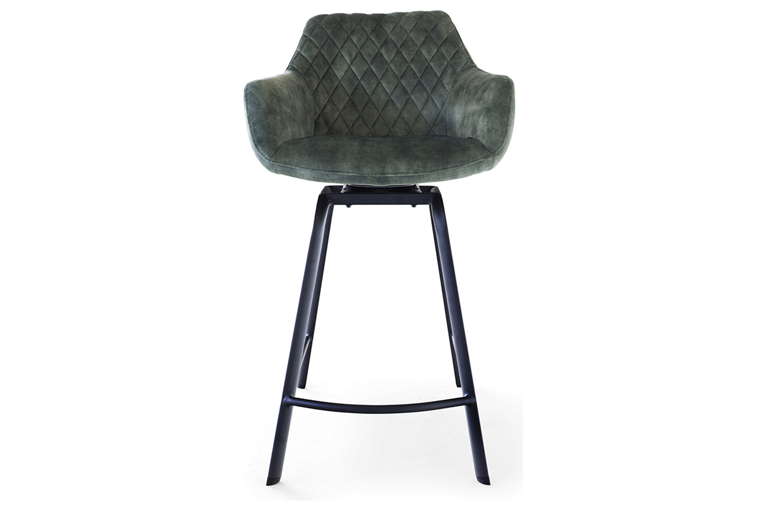 Celine Counter Stool | Swivel | Green
