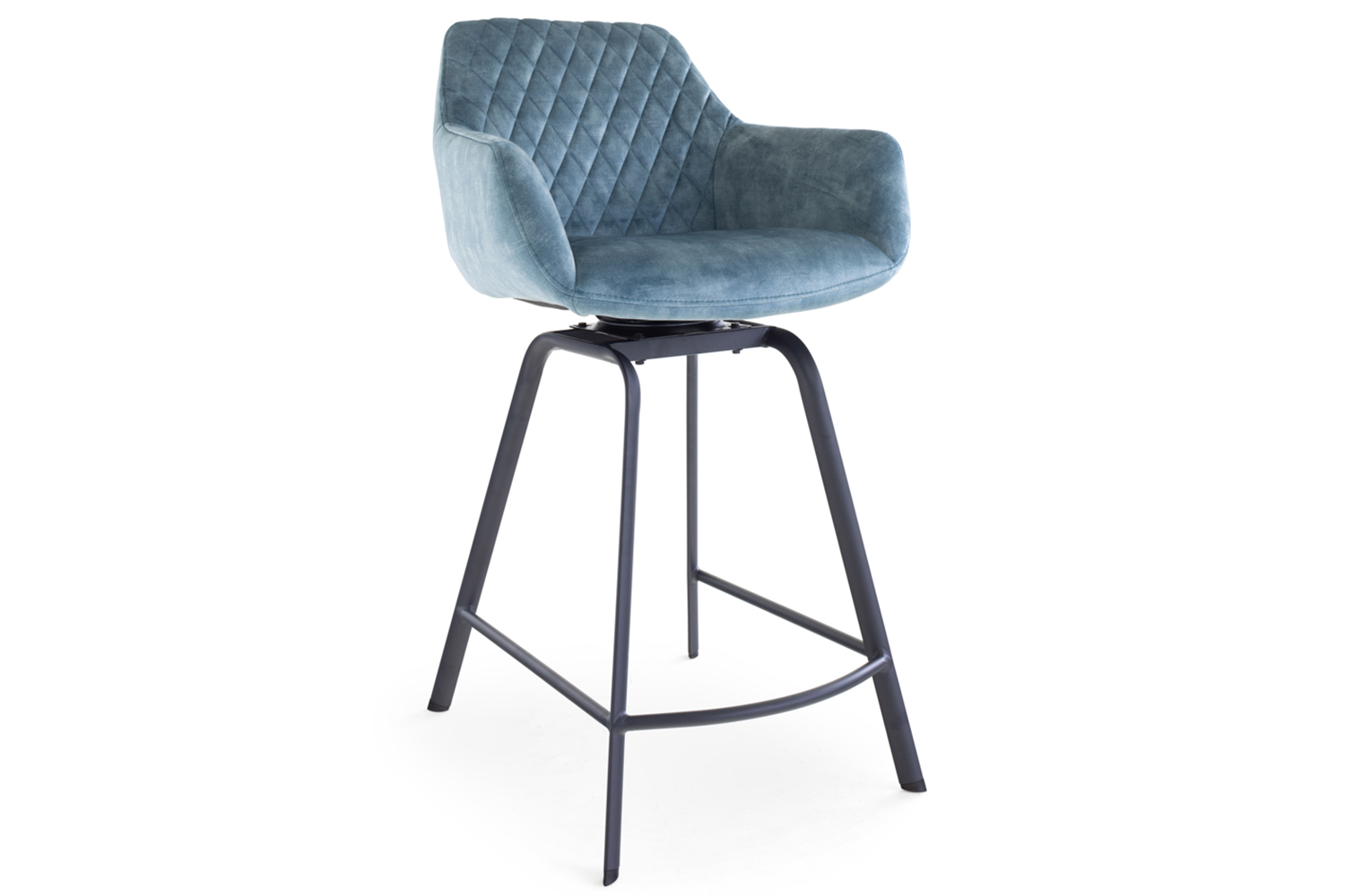 Celine Counter Stool | Swivel | Teal