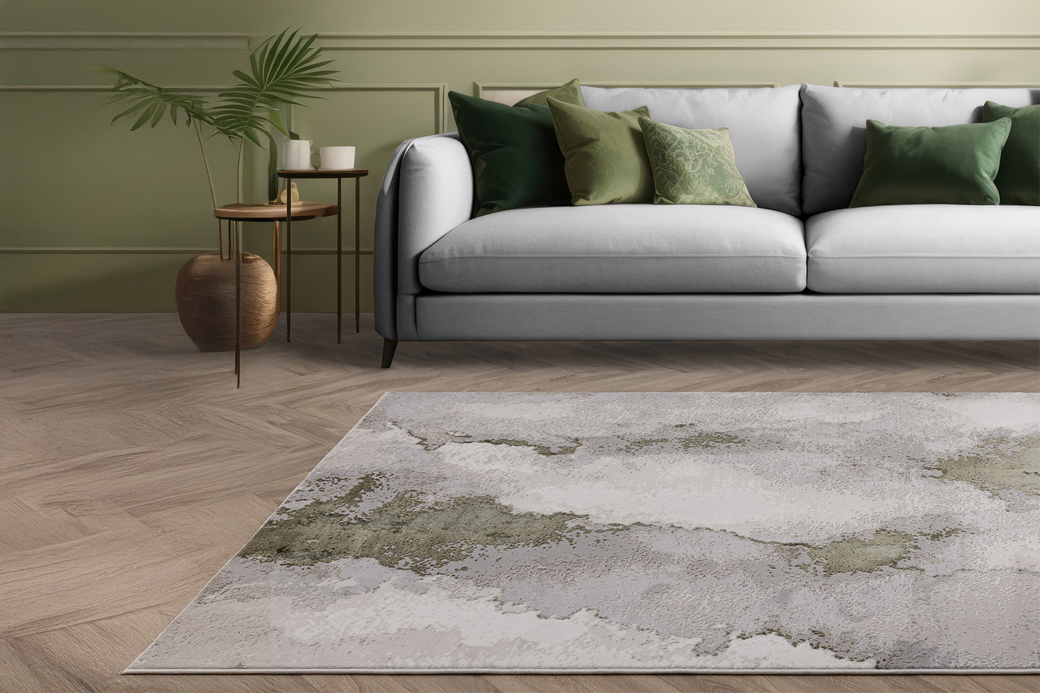 Cosmic Rug | Green | 200 x 290 cm