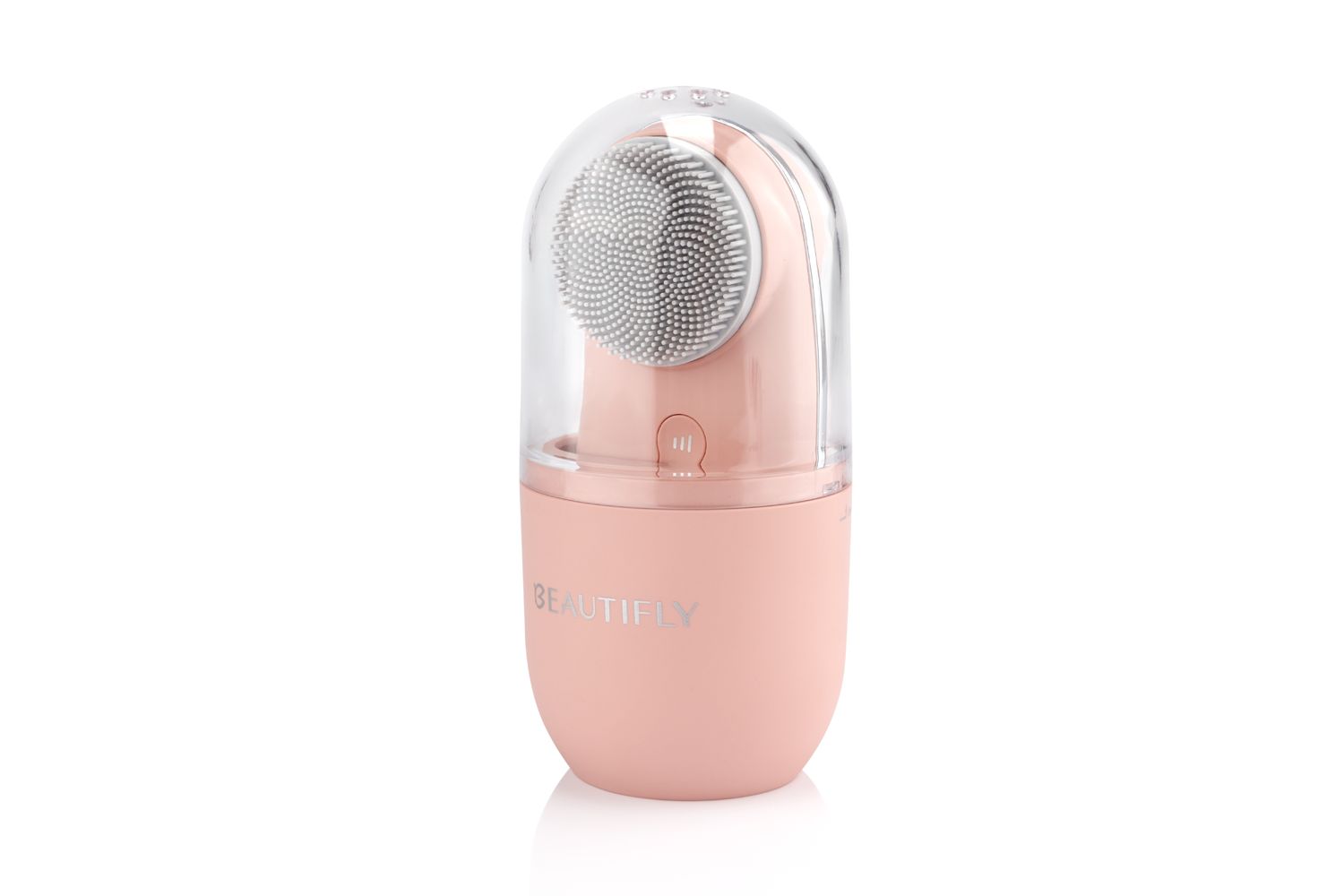 Beautifly Fresh Duo Care Blush Silicon Face Brush Pink