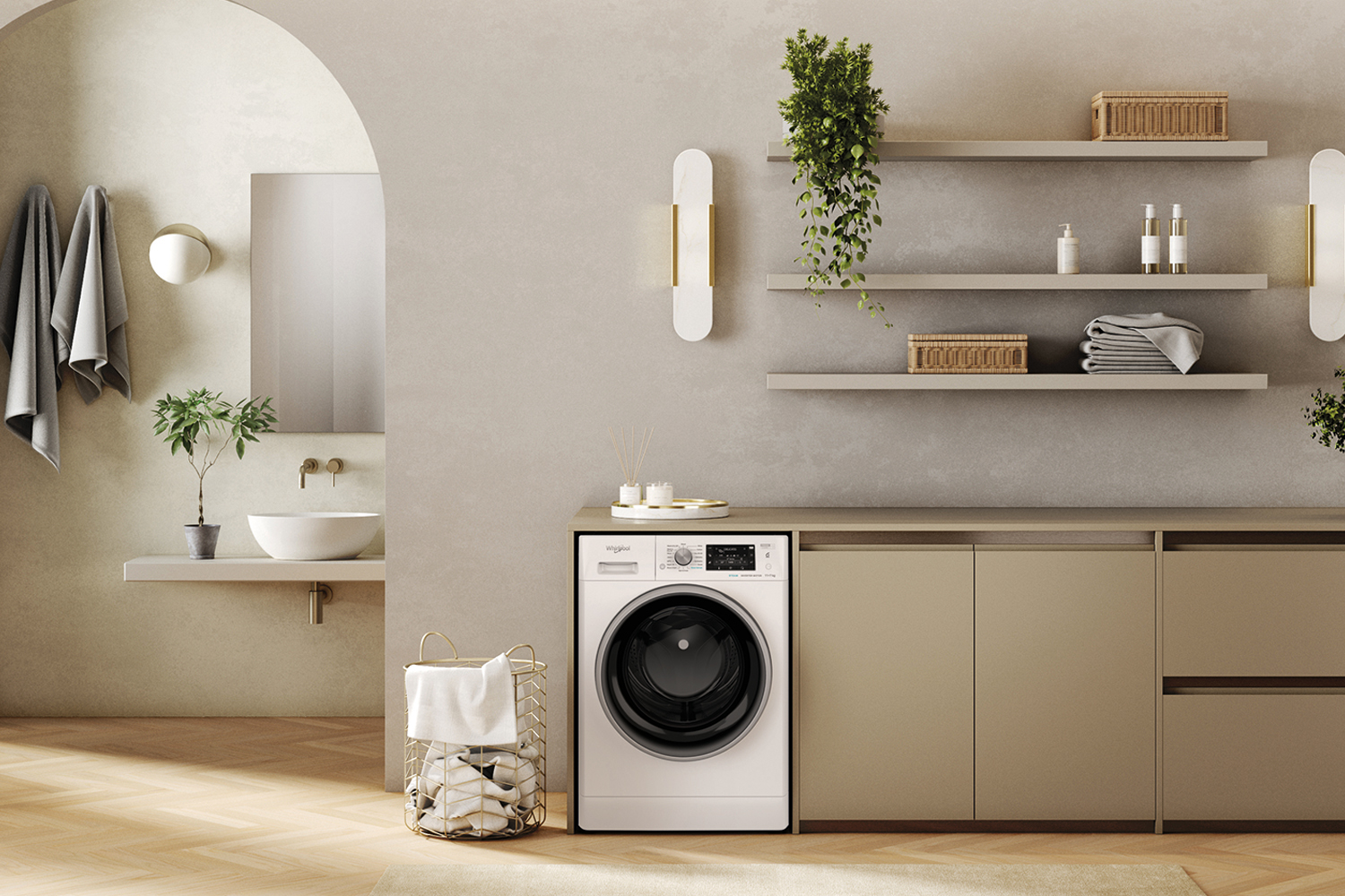 Whirlpool 11kg Washer / 7kg Dryer Freestanding Washer Dryer | FFWDD1174489BSV