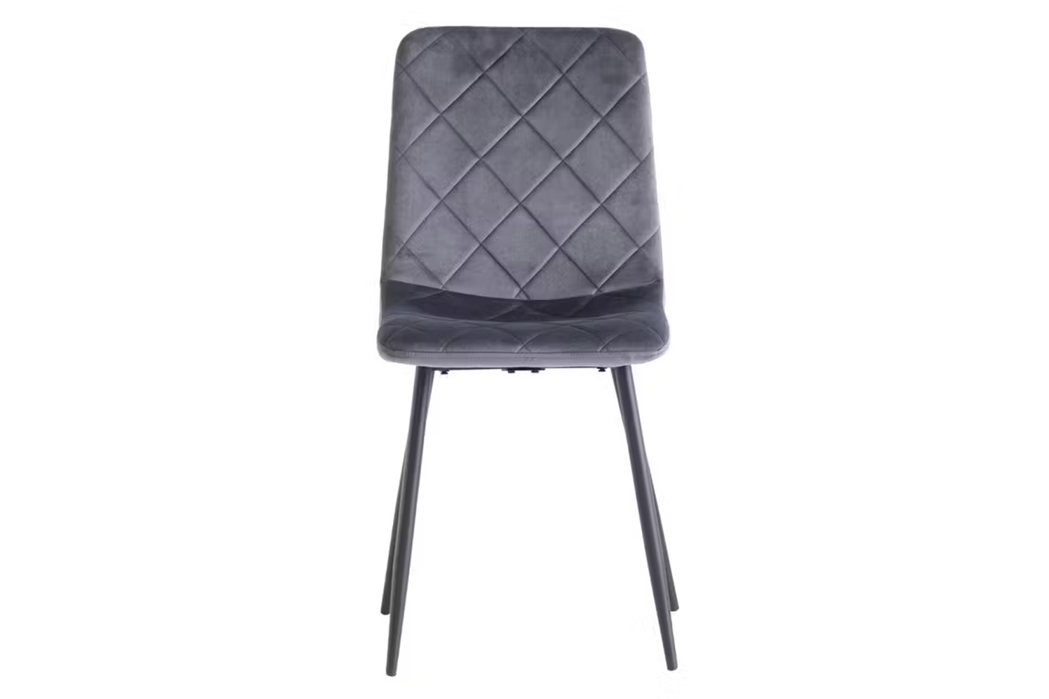 Bella Dining Chairs | Velvet | Grey | Set of 2