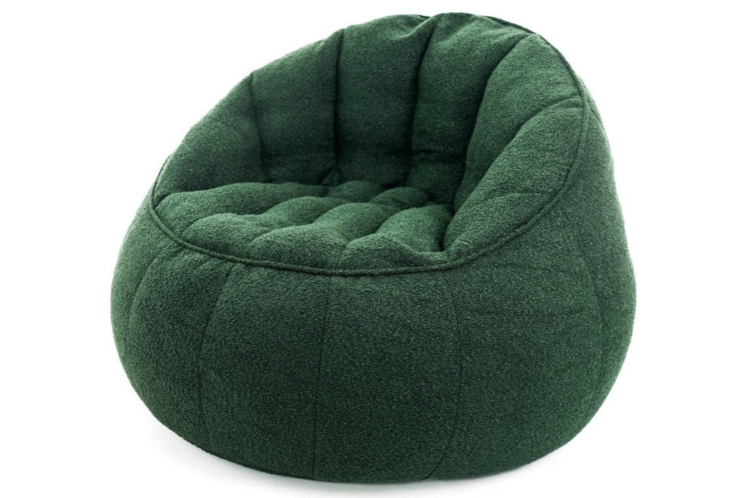 Elephant | Boucle Bedroom Chair Bean Bag | Forest