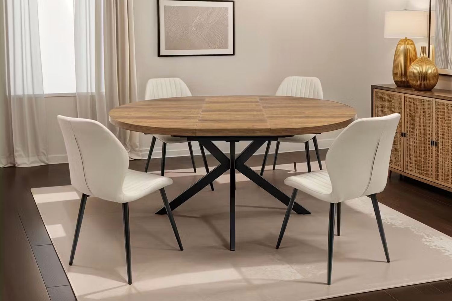 Davis Dining Chairs | Cream | Set of 2