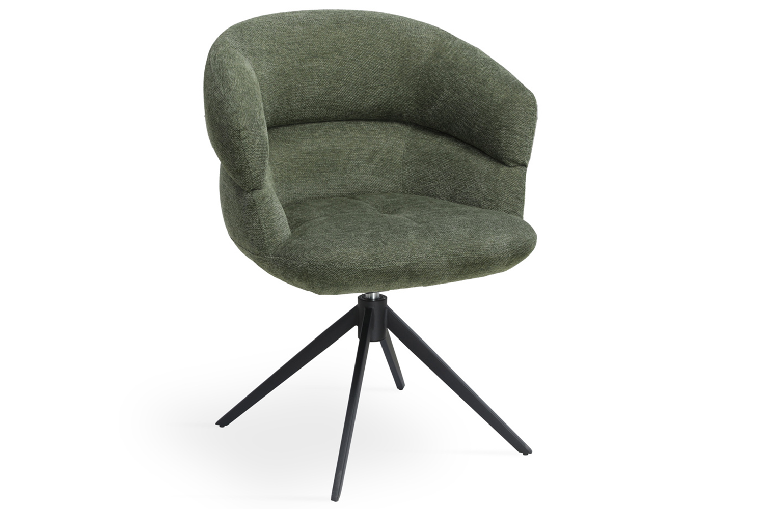 Delma Dining Chair | Swivel | Green