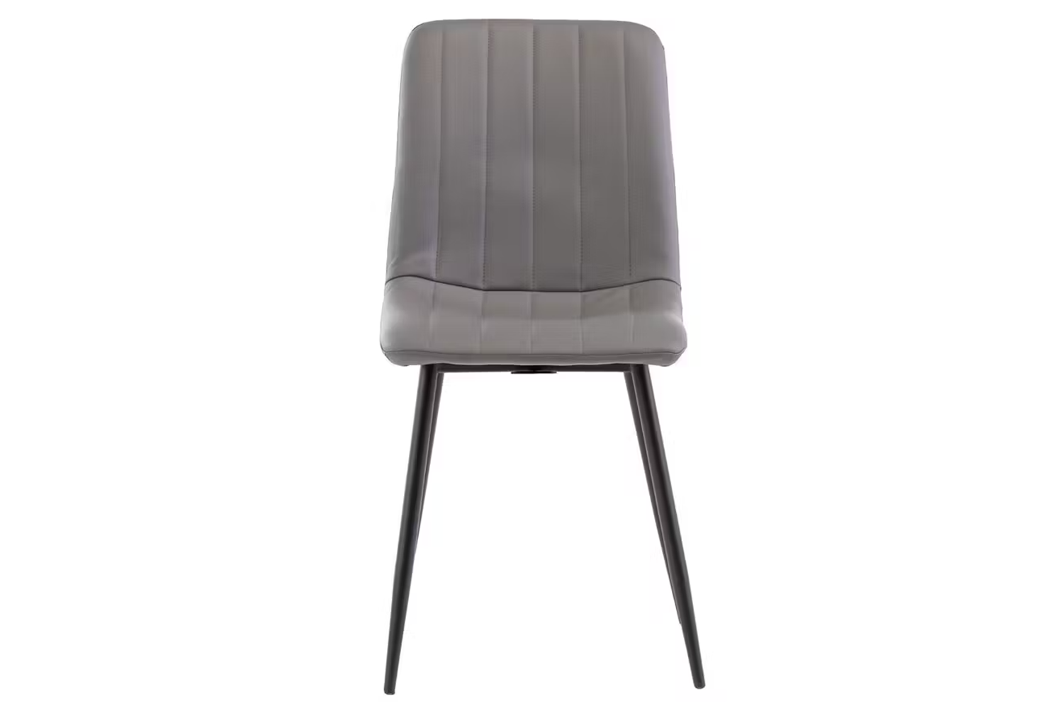 Dining Chairs| Leather | Grey | Set of 6