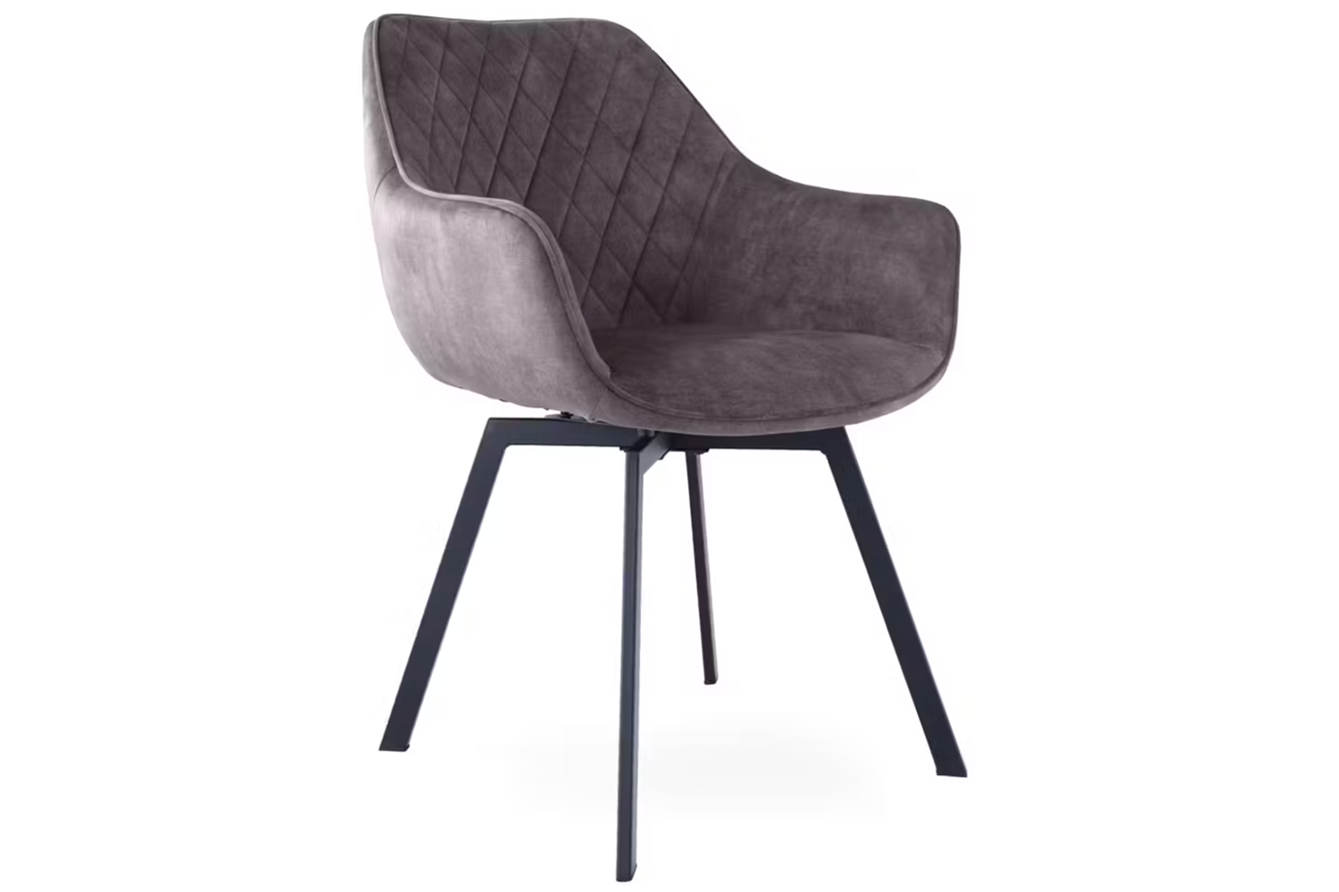 Dion Dining Chair | Swivel | Graphite