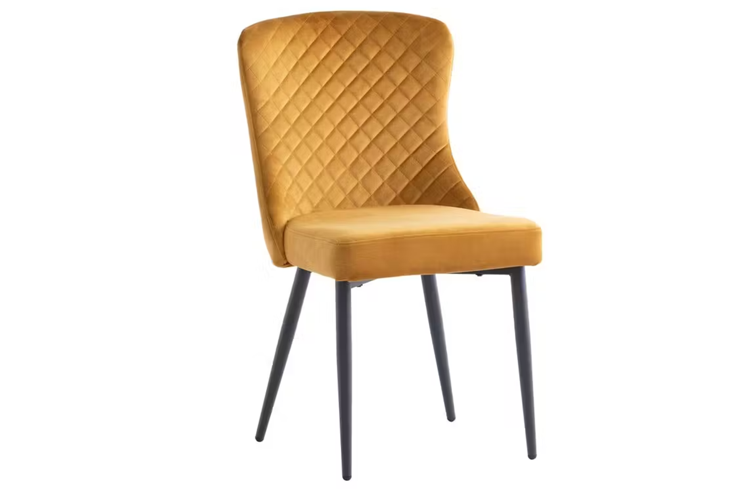 Hadley Dining Chairs | Velvet | Yellow | Set of 2