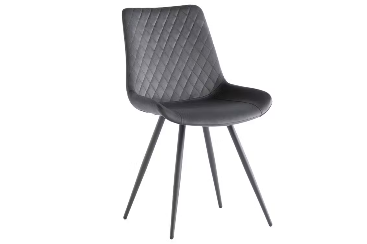 Mabel Dining Chairs | Velvet | Grey | Set of 2