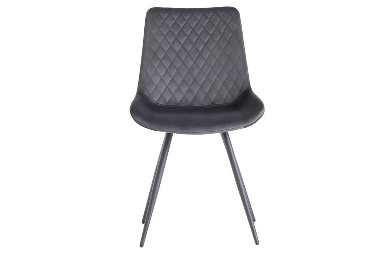 Mabel Dining Chairs | Velvet | Grey | Set of 2